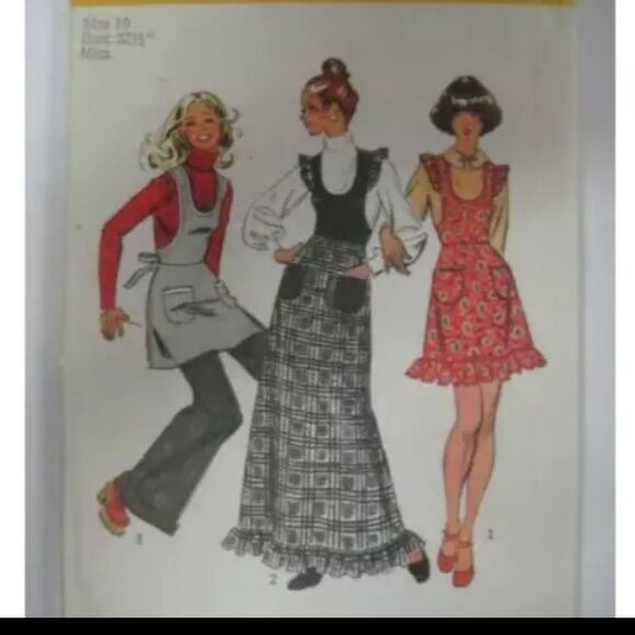 Vintage Simplicity 5807 Misses Jumper Dress or Tunic Misses Size 10 Uncut - Picture 2 of 3